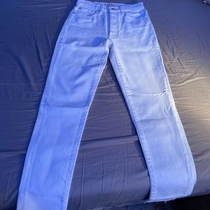 Free people. Size 24. White Jeans.